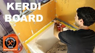 KERDIBOARD: Waterproof a Shower in One Day (StepbyStep)