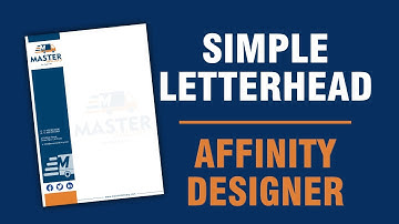 Simple Letterhead in Affinity Designer