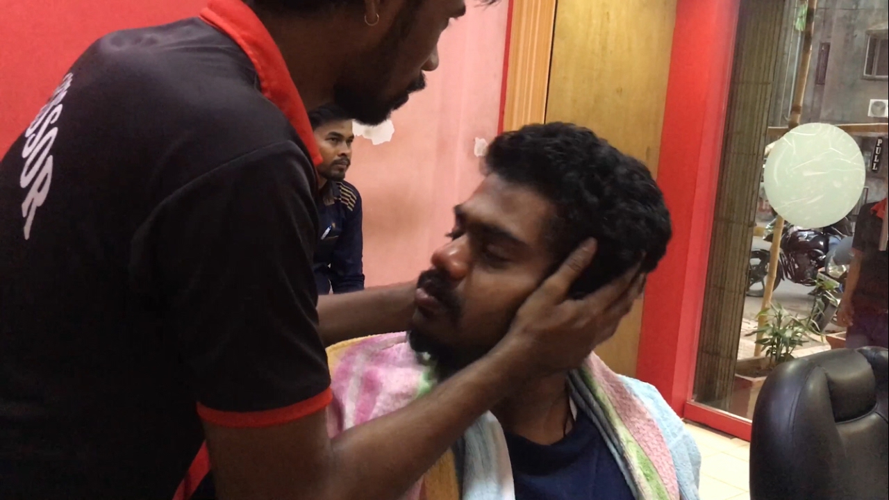 Best Indian Head Massage (Upper Body Massage)Scalp MassageASMR4K