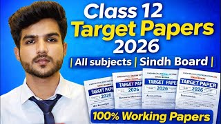 Class 12 Commerce Target Papers 2026 Sindh Board | 100% Working Guess Papers 2026 |