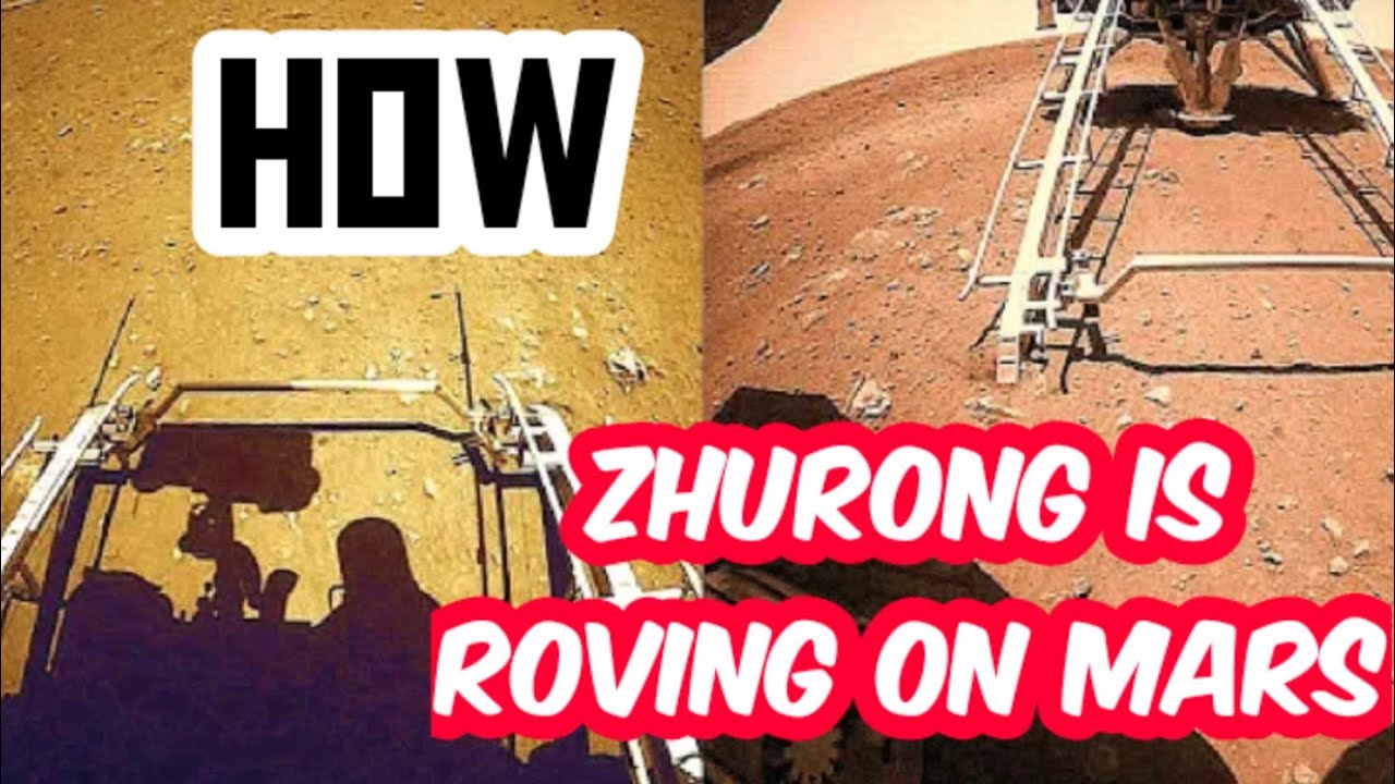 Zhurong Mars Rover rolls onto the Martian surface | Zhurong rover Landing live