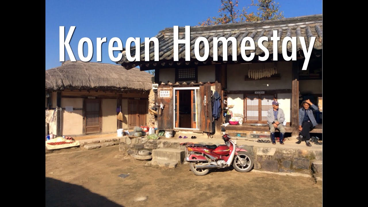 My 50 A Night Homestay In Hahoe Folk Village Andong South Korea Youtube