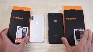 Spigen iPhone X Ultra Hybrid and iPhone 8 Plus Neo Hybrid Cases Review! My Favorite Iphone X Case Spigen Hybrid Armor Case For Iphone X Review