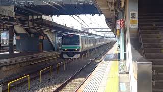 JR東日本E231系0番台マト139編成　取手駅4番線到着　20240428 091826