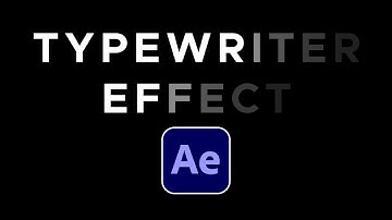 Typewriter Effect in After Effects | Super Easy Tutorial for Beginners