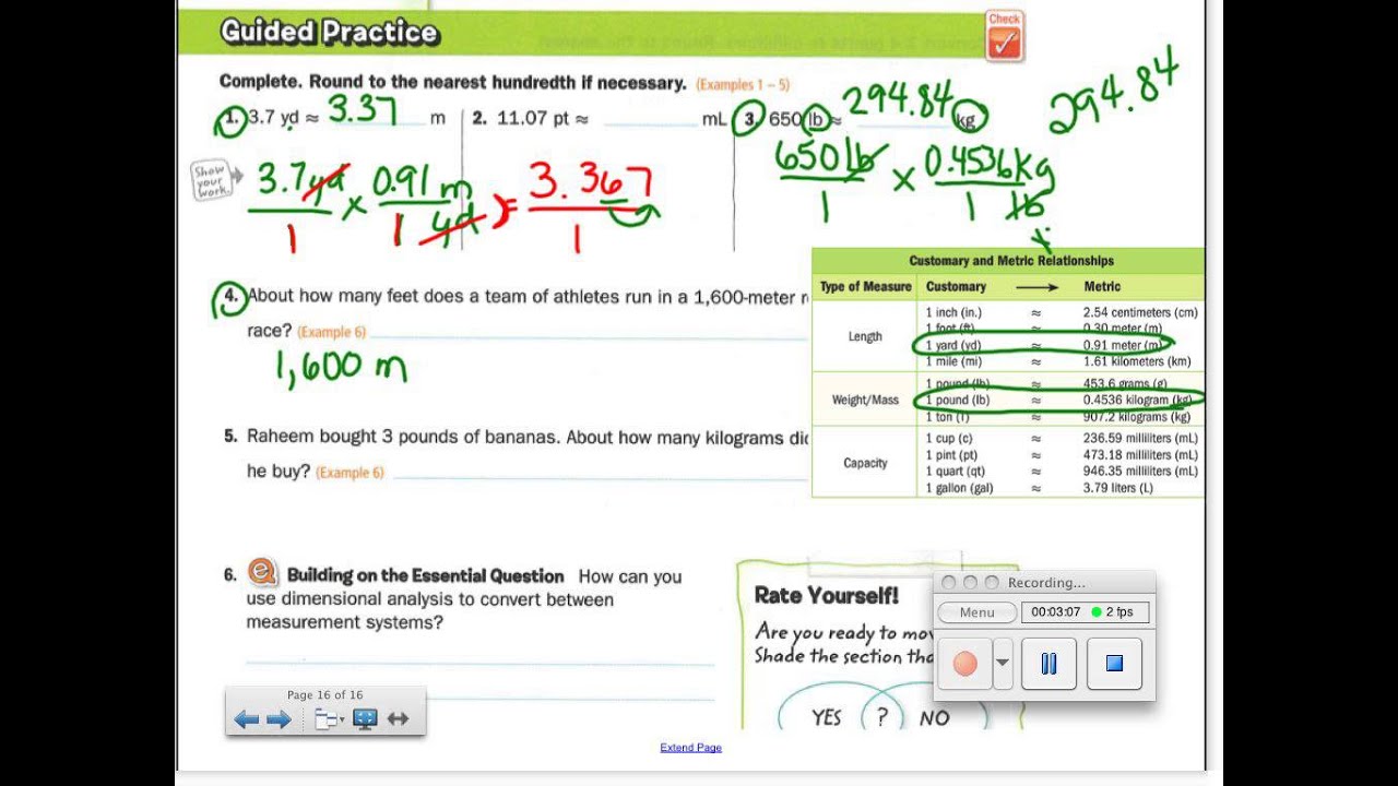 4-7 Convert between systems - YouTube