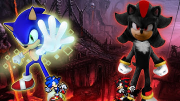 Sonic Frontiers V1.2(New) VS Shadow V2(All Form) in Jump Force Mugen