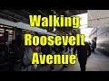 ⁴ᴷ Walking Tour of Roosevelt Avenue, Queens, NYC from Sunnyside to Flushing (GPS Overlay)