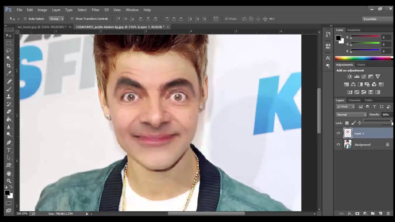 How to replace faces YouTube