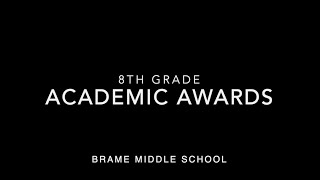 8th Grade Academic Awards 2020