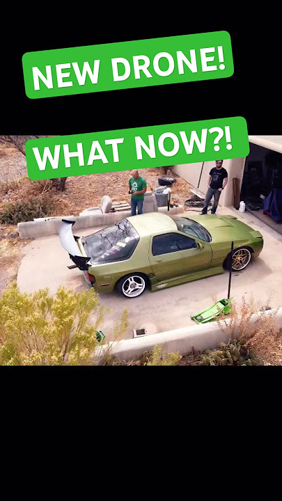 We got a drone! #drone #rx7 #fcrx7 #rotarytheworld #fc3s #aerialview #djimavicmini #dji