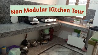 How to Organise Small Kitchen/ Non Modular Kitchen/ Kitchen Tour/ Small Indian Kitchen