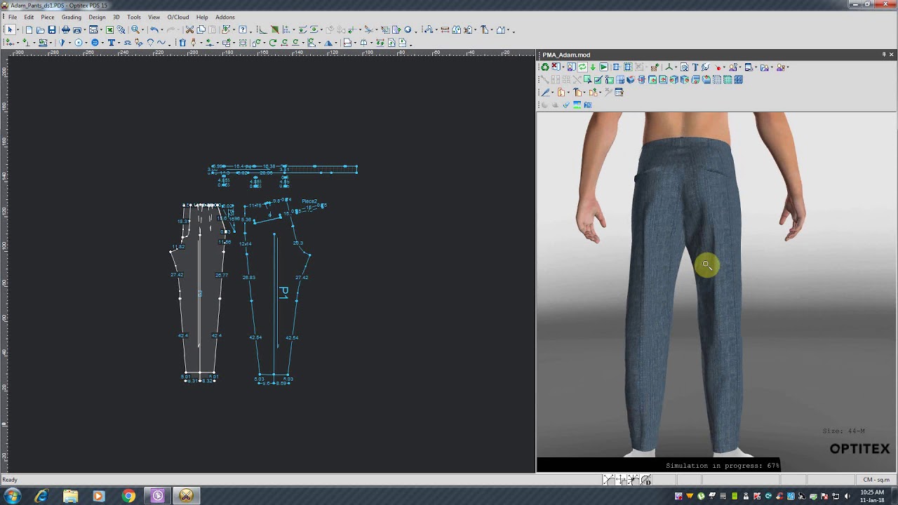 Optitex 3d Design | 3d Modeling Software | Optitex 3D Dress | 3d pant ...