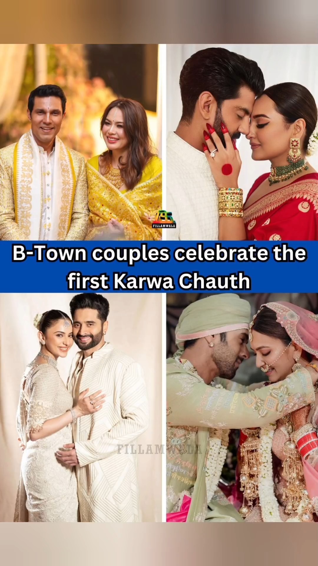 B-Town couples celebrate the first Karwa Chauth? | Bollywood Couple | Karwa Chauth | Fillamwala