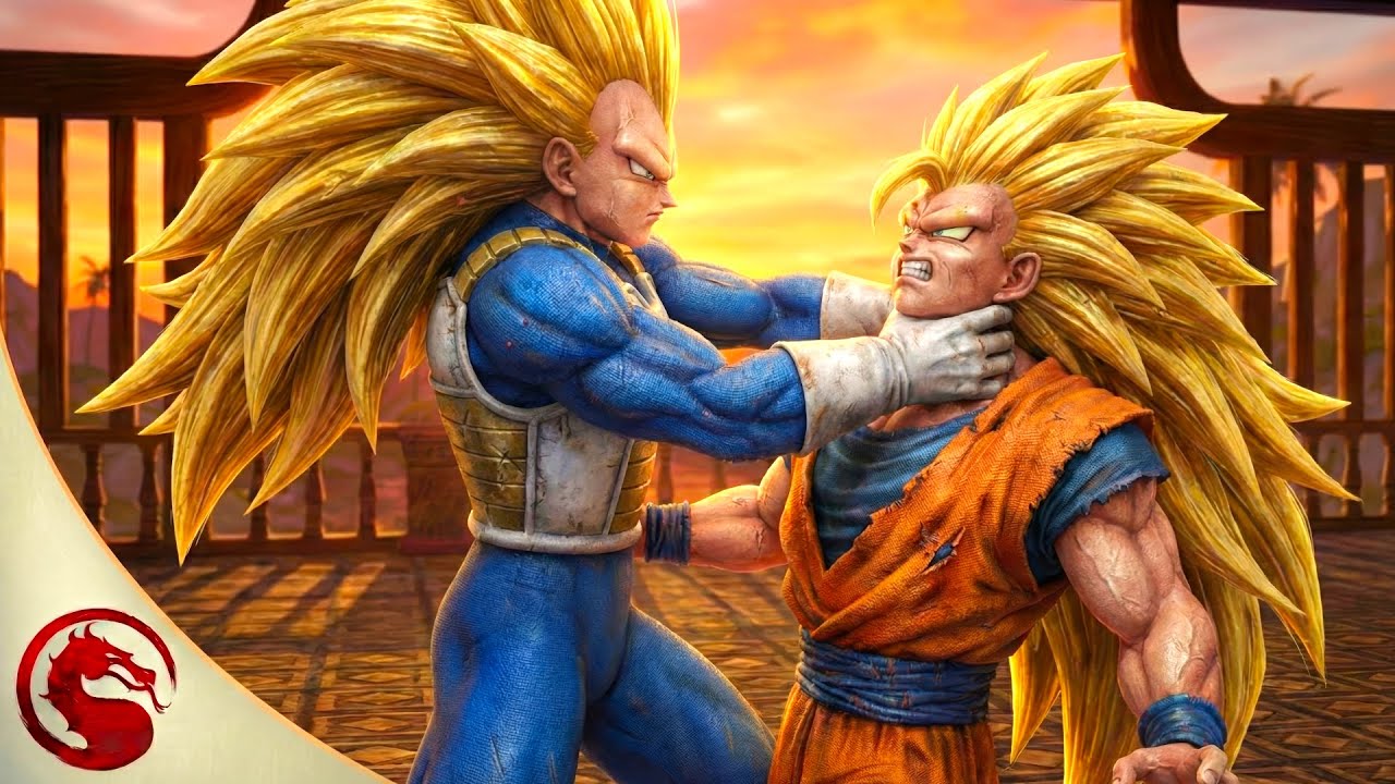 [MK1] SSJ3 Goku Vs SSJ3 Vegeta But Accurate!