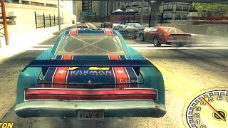 FlatOut 2 | route: City, Downtown 2 | car: race class, Mad Rash | Gameplay screenshot 2