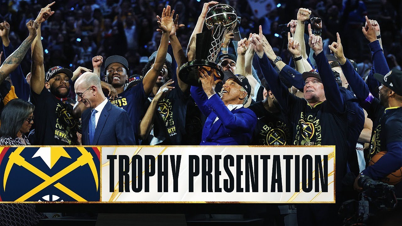 Video Shows Larry O'Brien Trophy Skydiving to Heat-Nuggets NBA