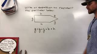How to Write an Algebraic Expression That Represents the Perimeter of a Given Shape