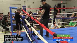 Fight 5  Elijah Vanderschoot vs Javon Walton 3232019