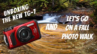 Unboxing the TG-7 and taking you on a fall photo walk