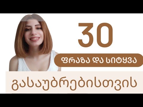 გასაუბრება ინგლისურად - სასარგებლო სიტყვები, კითხვები და პასუხები