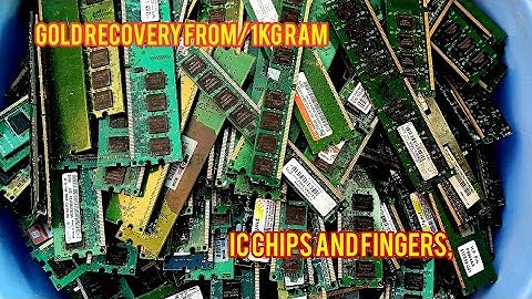 Gold Recovery from, 1Kg Ram/How Much Gold in 1Kg Ram/#DDR 2 DDR 3 And DDR 4