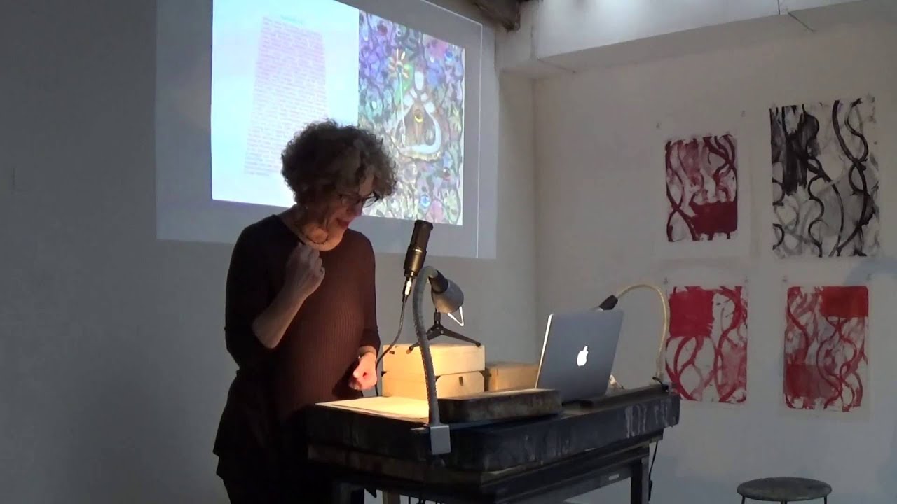 2016.6.2 Johanna Drucker, Atelier Michael Woolworth, Paris - YouTube