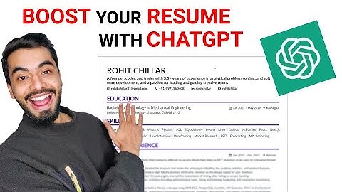 3 Hacks to Supercharge your Resume using ChatGPT