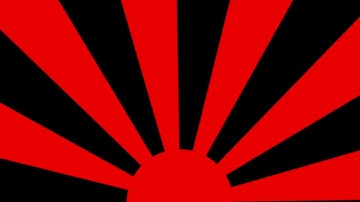 red sunrise round circle loop animation stock footage HD - Download Stock Footage