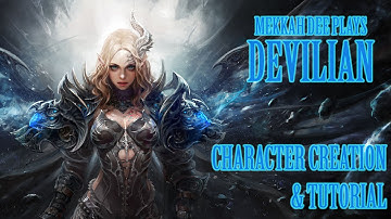 Devilian Evoker Gameplay Walkthrough 1 Character Creation and Tutorial