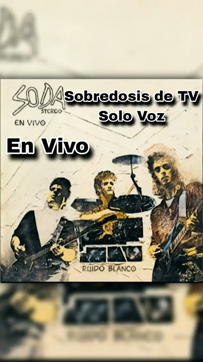 Sobredosis de Tv - Solo voz ( En vivo - Ruido blanco ) #gustavocerati #sodastereo #musica #rock