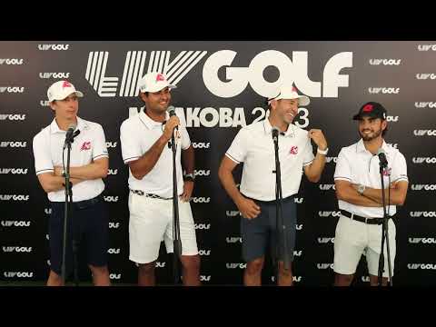 Sergio Garcia, Abraham Ancer, Carlos Ortiz &amp; Chacarra Press Conference 2023 LIV Golf League Mayakoba