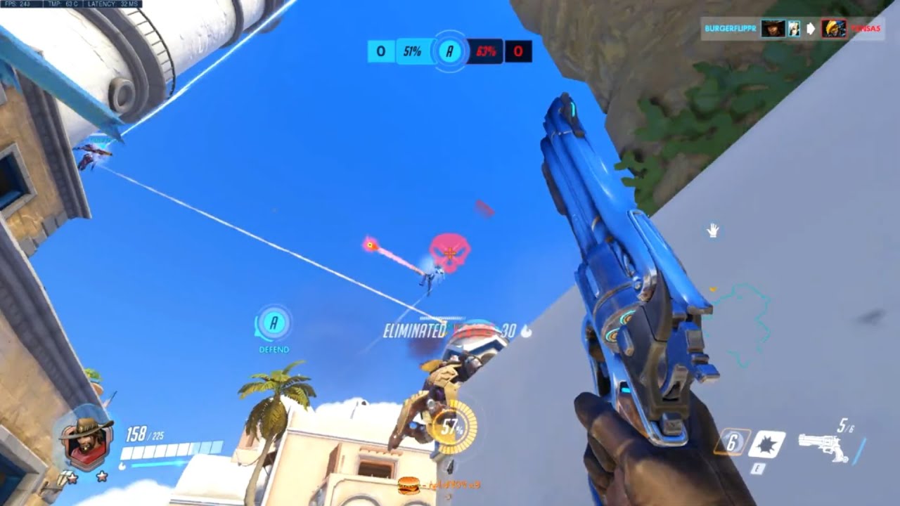 Overwatch Best Dps Pro Dafran Playing Mccree Against Pharah God YZNSA Vol. 4