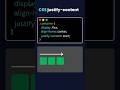 CSS Flexbox 🔥 justify-content Explained in 10 Seconds #Shorts