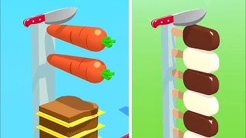 Slice It All Gameplay! Satisfying and Relaxing ASMR Slicing Video