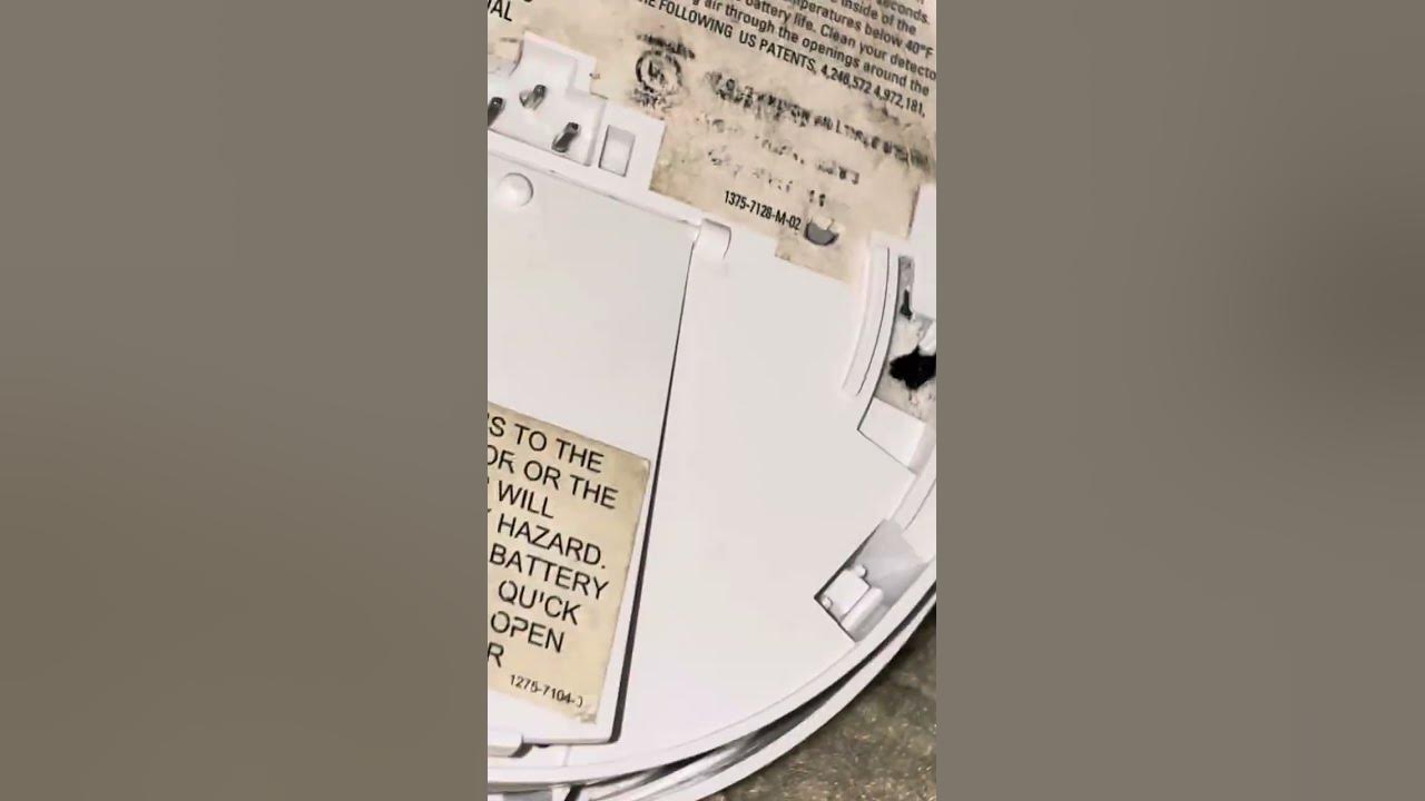 How to open a Kidde fireX smoke alarm YouTube