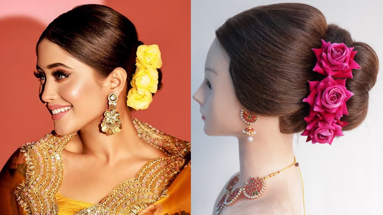 Indian bun hairstyles for saree Archives | Threads - WeRIndia