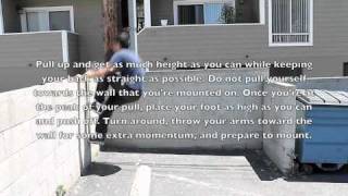 Parkour tutorial: 180 cat mount
