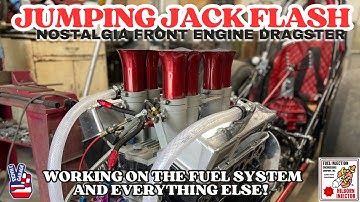 Nostalgia Front Engine Dragster! Working On The Fuel System And Everything Else! #dragracing
