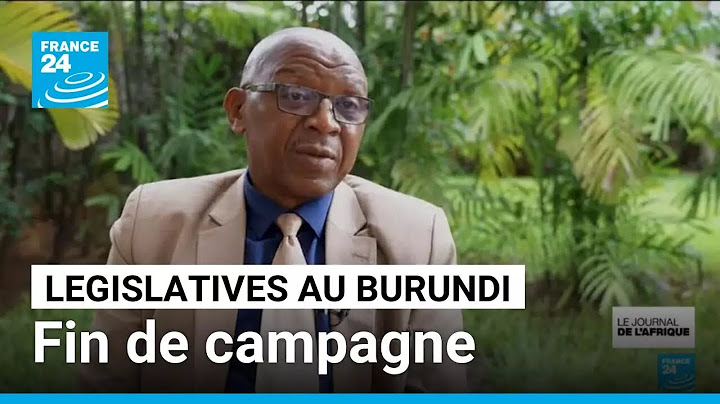 Législatives au Burundi : l'opposant Agathon Rwasa dénonce une "dérive du pouvoir" • FRANCE 24