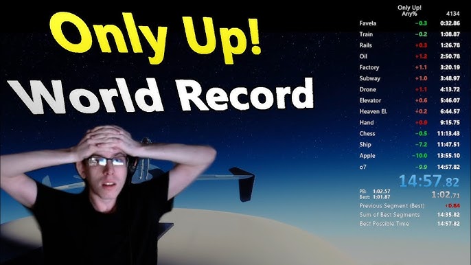 Only Up Speedrun in 19:04 (Former World Record) 🇺🇲 
