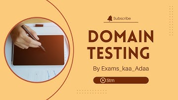 #software testing methodologies #stm #topic -13 #domain testing#cse #jntuhyderabad #jntuh