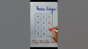 Toán logic điền số? Thử IQ của bạn. #shorts #toán #maths #iq #trending