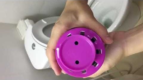 Cách sử dụng Lọ thả bồn cầu