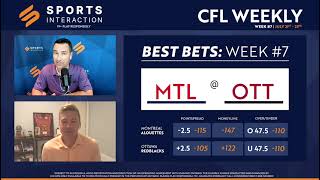 CFL Weekly   Week 7   Best Bets