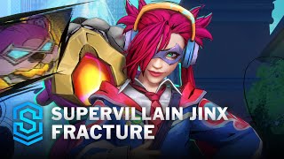 Supervillain Jinx Fracture Wild Rift Skin Spotlight