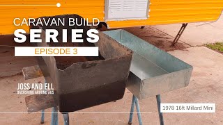 Episode 3 - Making New Galvanised Wheel Tubs | Caravan Build Series | 1978 Millard Mini Pop Top