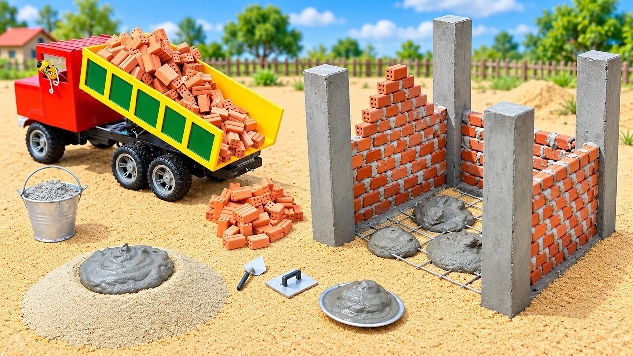DIY Mini Brick Animal House for Small Animals | Construction Science ...