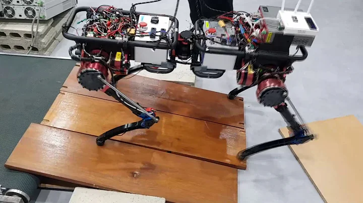 [PongBot-Q] walking on slope