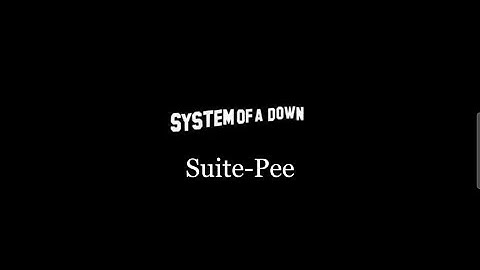 System Of A Down -- Suite-Pee (Drums Only)